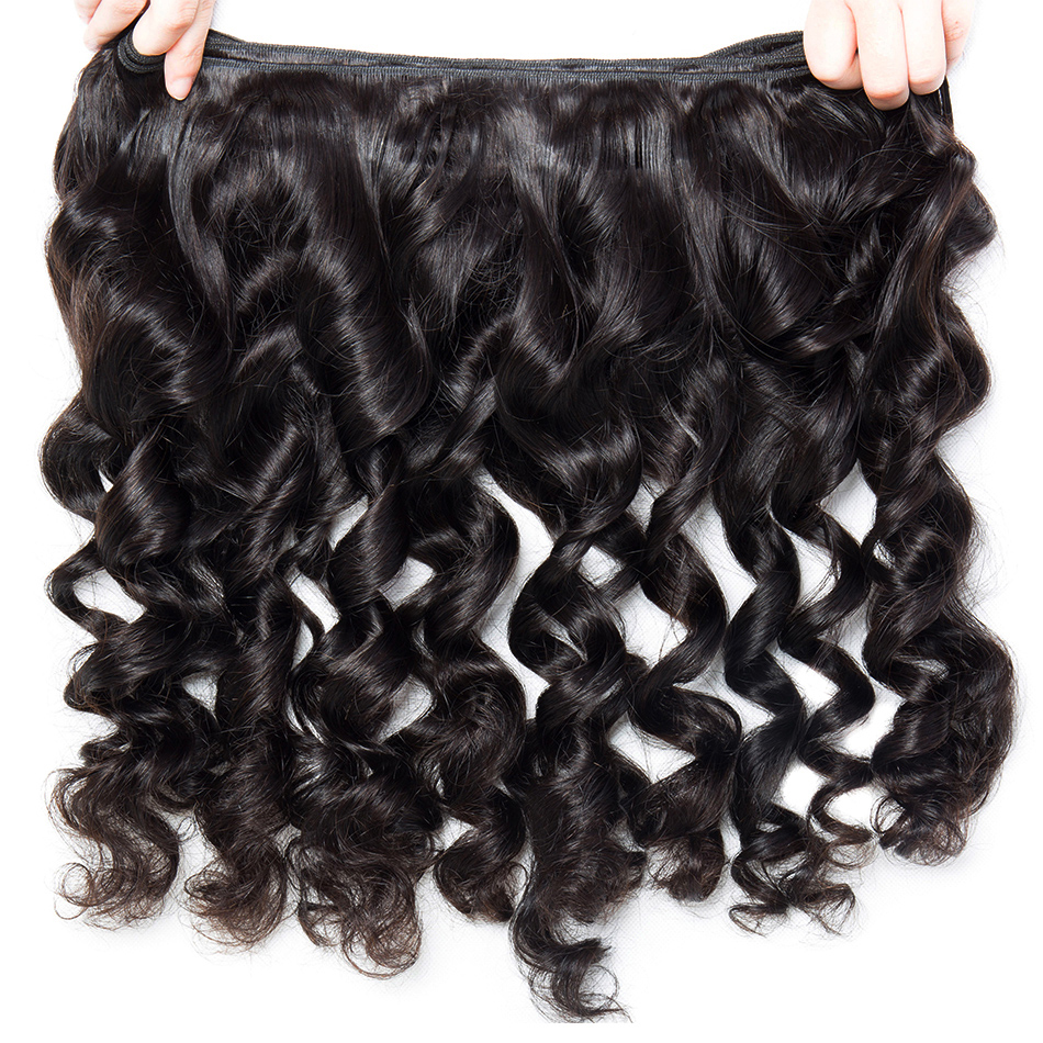 Brazilian Loose Wave Hair Bundles 100% Remy Human Hair 1/3/4 /Pcs Natural Black Hair Extensions 10-30 Inch Wholesale Free Ship