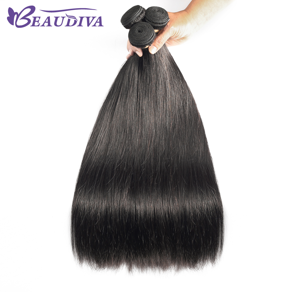 30 -calowe Brazylijskie Kości Proste włosy 100% ludzkie splot włosów Bundle Proste Virgin Hair Extension 1/3/4 szt.