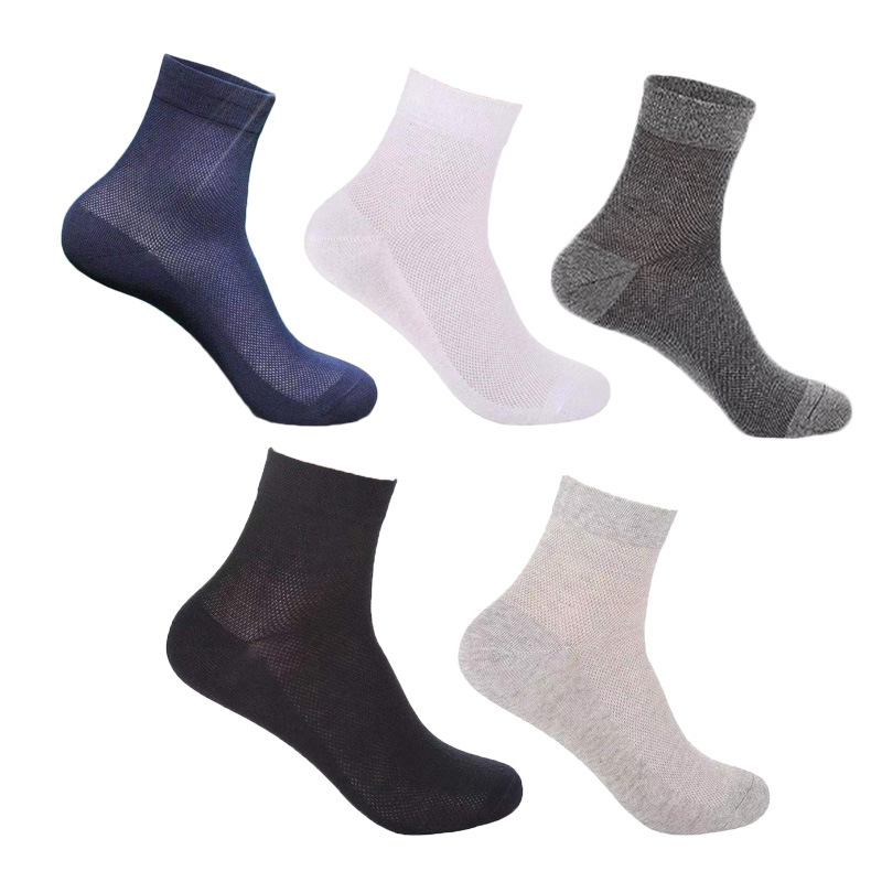 Calzini atletici Sport Basketball Calzini di cotone lunghi Maschio Spring Summer Running Cool Soild Mesh Socks