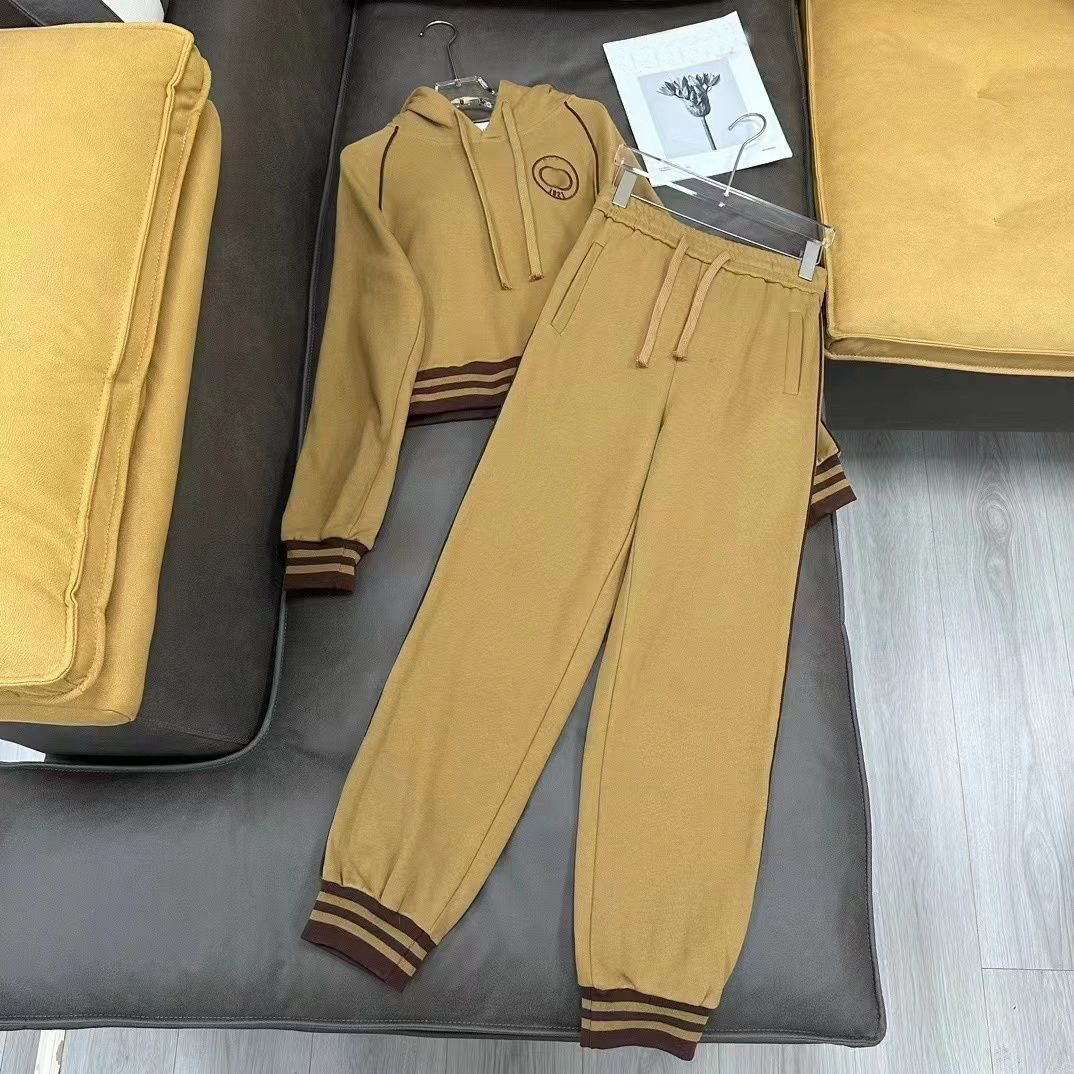 Kvinnors tvåbitar pant casual kostymer dubbel bokstav g designer jacka rockar för kvinnor långärmad blixtlås jacka cool flickor streetwear kvinnors kläder set