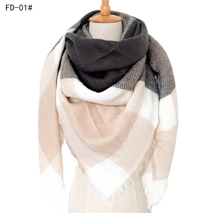 Accessori di moda Autunno e inverno sciarpe IMitazione grigia gialla IMITARE CASHMERE PARFA PROPRIE SCOLLA A DUI LADOLE ALLA FLUMAZIONE T014