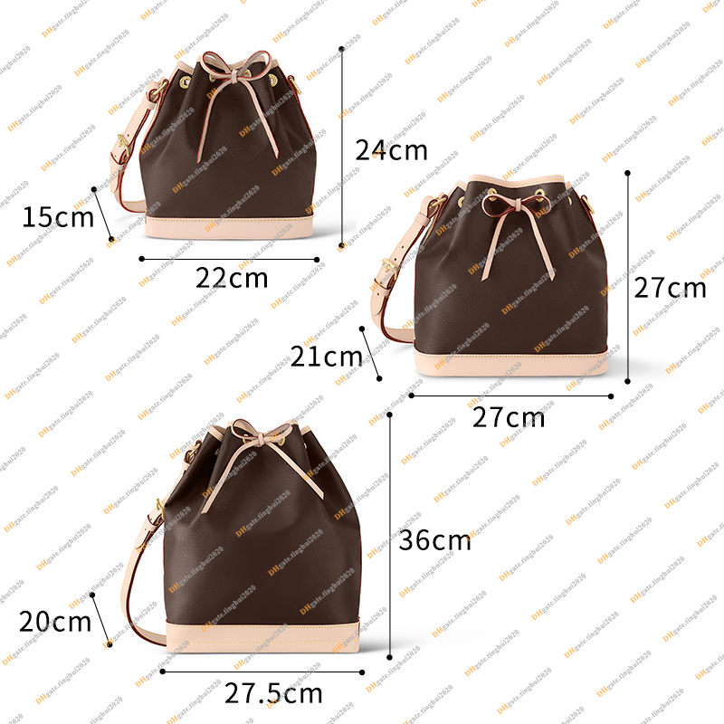 숙녀 패션 캐주얼 디자인 럭셔리 버킷 가방 어깨 가방 크로스 바디 핸드백 메신저 가방 상단 거울 품질 M40817 N41220 M42224 M40818 3 크기 파우치 지갑