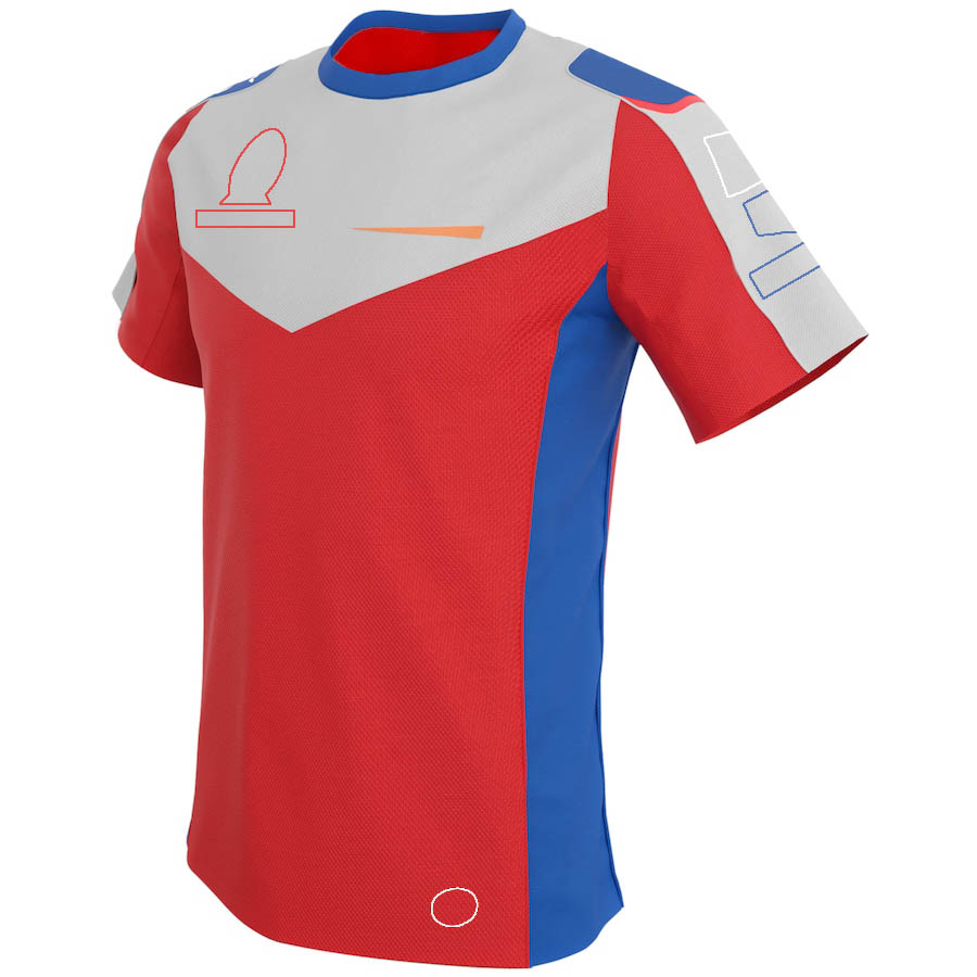 T-shirt de l'équipe Moto Racing 2023, T-shirt décontracté à col rond pour hommes, maillot de Motocross d'été, polo de Sport surdimensionné