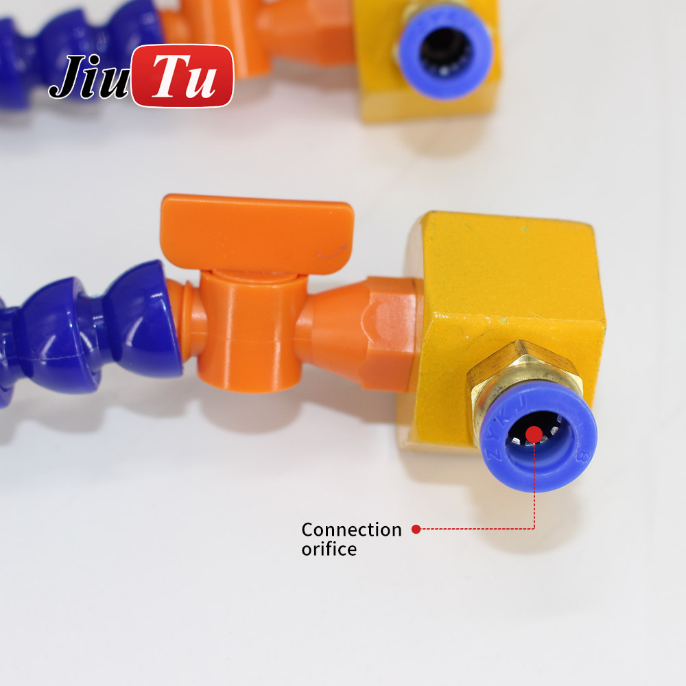 Tubo flexível ajustável de resfriamento de água e mangueira de refrigerante para máquina de polimento