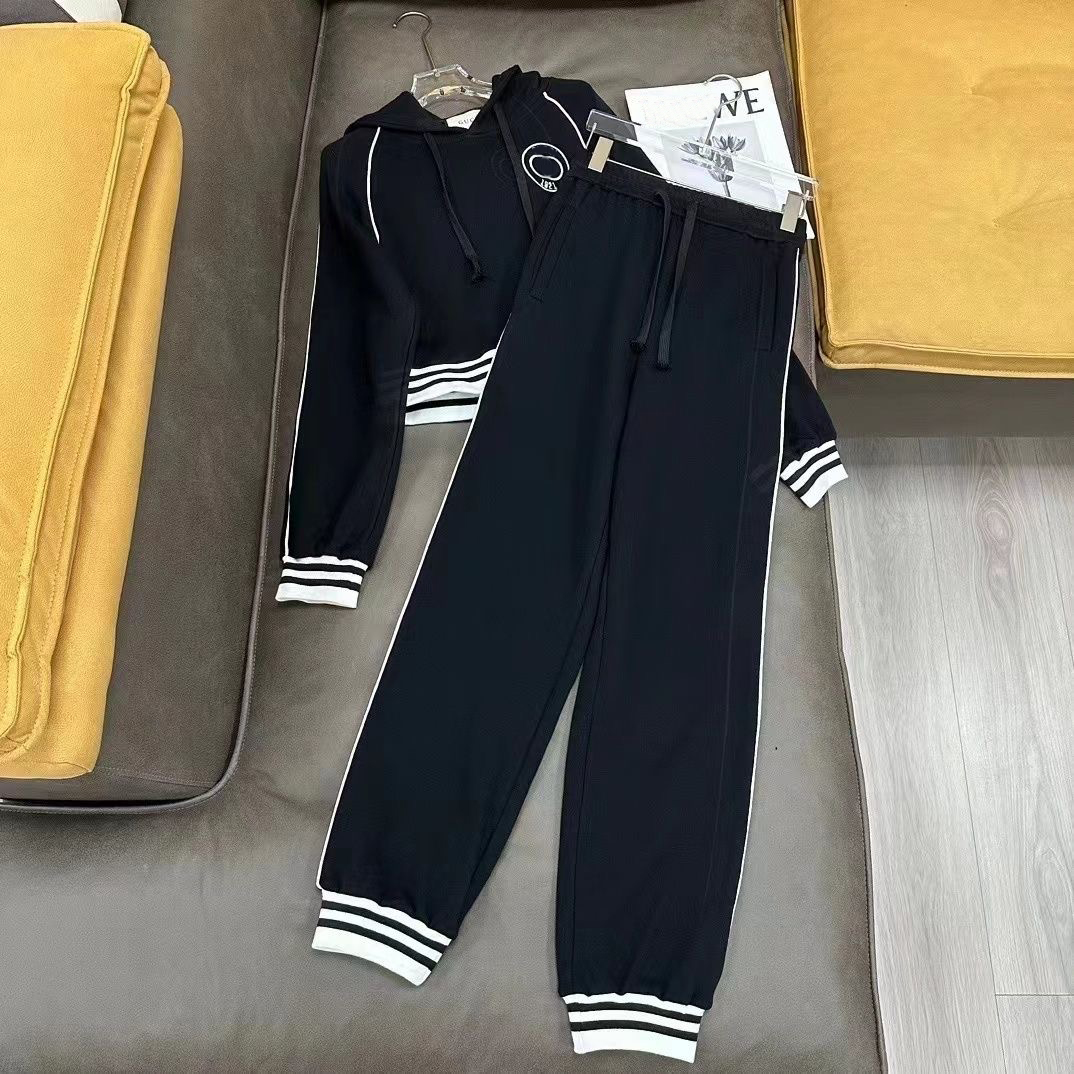 Kvinnors tvåbitar pant casual kostymer dubbel bokstav g designer jacka rockar för kvinnor långärmad blixtlås jacka cool flickor streetwear kvinnors kläder set