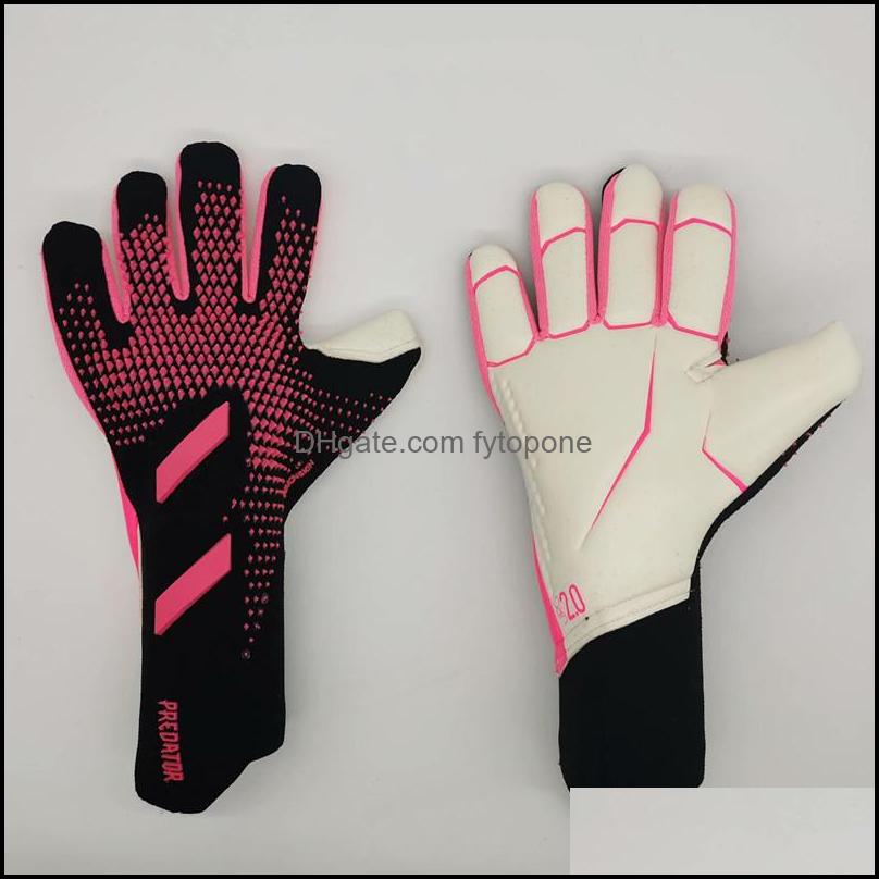 2022 goalkeeper gloves finger protection professional men football gloves adults kids thicker goalie soccer glove