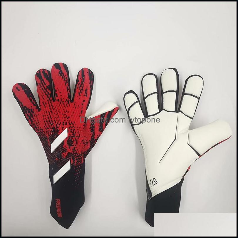 2022 goalkeeper gloves finger protection professional men football gloves adults kids thicker goalie soccer glove