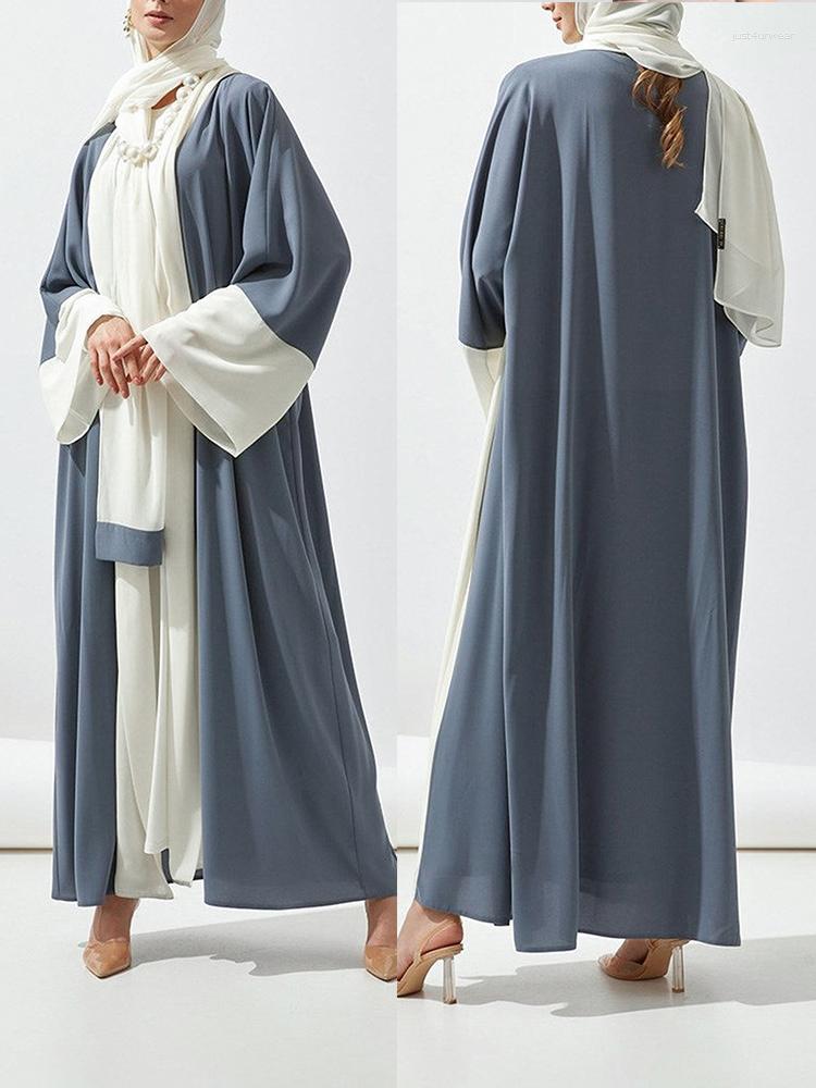 Nuovo designer Eid Muslim Abaya for Women Dress Medio Oriente Ramadan Marocco Caftan Long Cardigan Dubai Abayas Maxi Robe Kimono Turkish Islamic