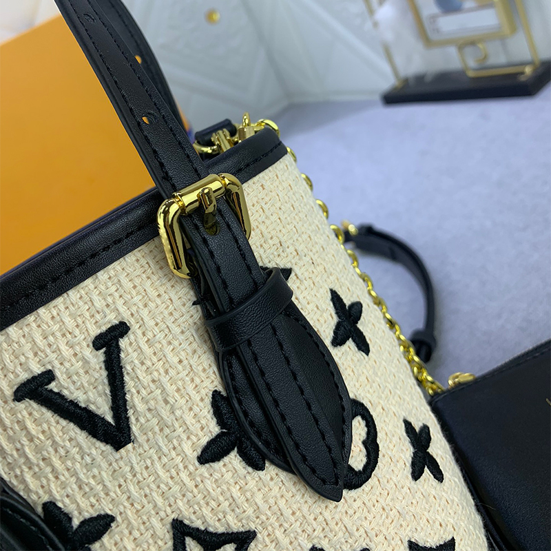 Lüks çanta mini tote çanta neonoe mm kova çantaları çapraz tasarımcı çanta çanta omuz çantaları kadınlar için 10a debriyaj dhgate çanta