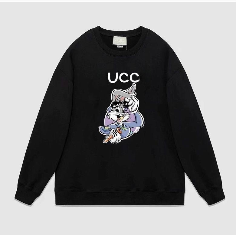 2023 New COTTON JERSEY SWEATSHIRT Designer Sweatshirts pour Hommes Femmes Haute Qualité Impression Graphic Crew Necks Noir