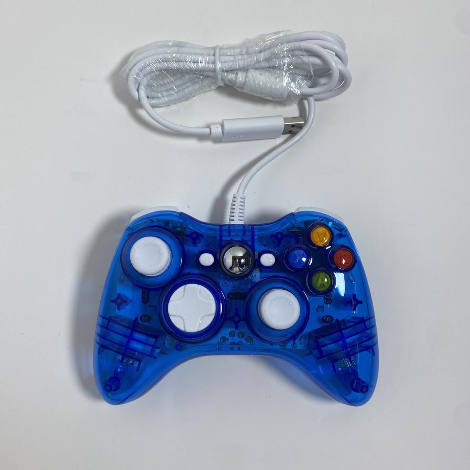 For Xbox360 Wired Controller Gamepad Colorful Light For PC and Xbox360 Console