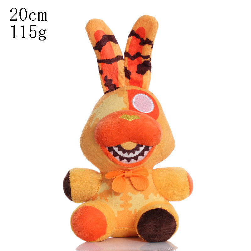 20cm Stuffed Plush Toy Animal Cartoon Foxes Rabbits Doll Children's Happy Gift Scratching Dolls Home Decoration