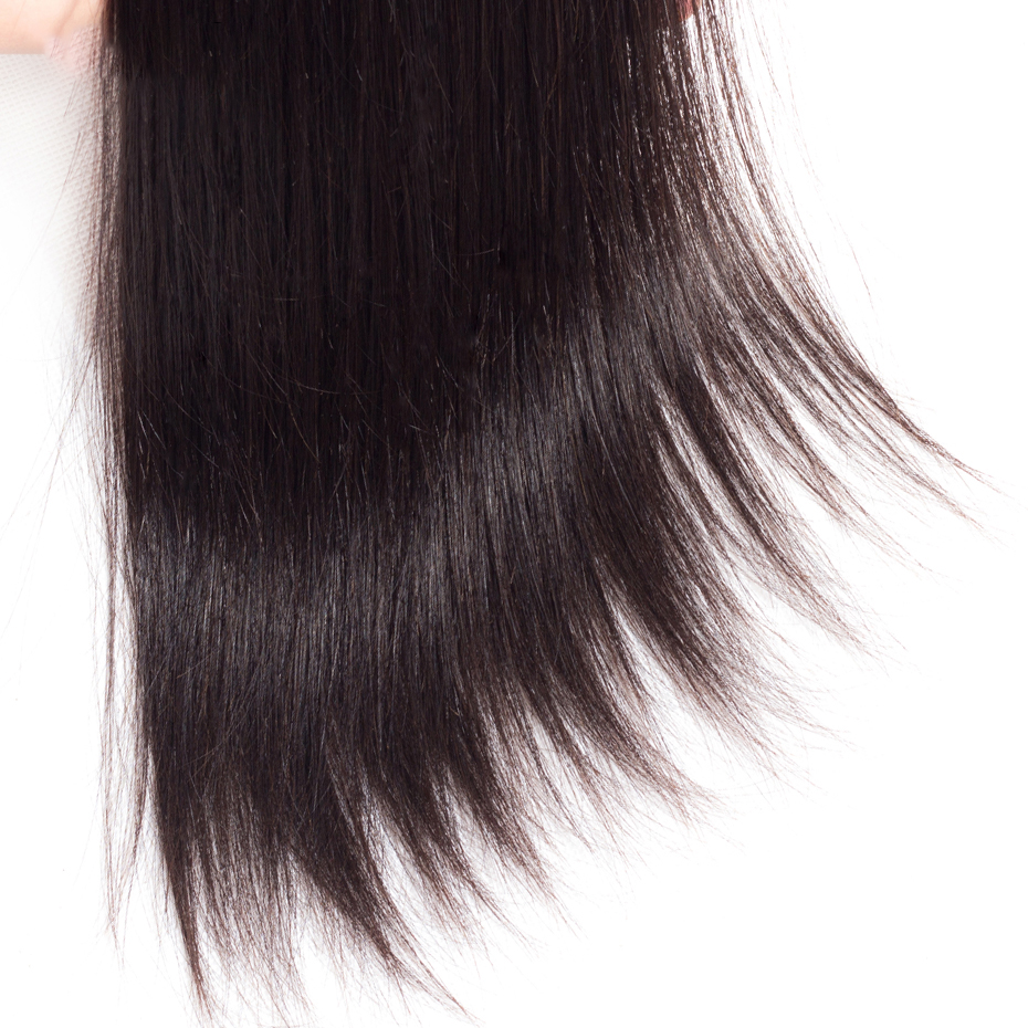 Pacotes de cabelo lisos brasileiros de 8-32 polegadas 3/4 peças helavões retos Pacacos de cabelo humano 10a Remy Extensões de cabelo humano para mulheres negras