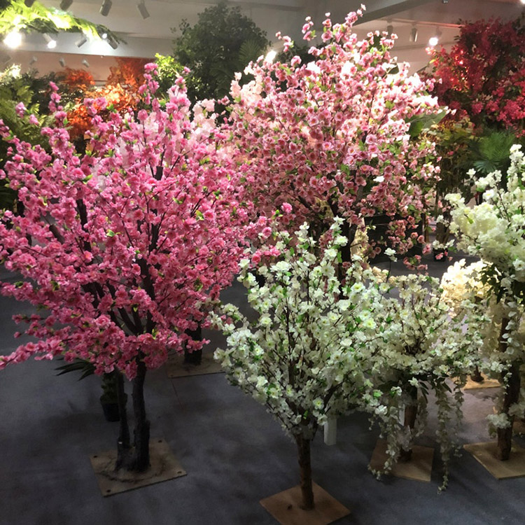 Artificielle Fleur de Cerisier Arbre Pêcher Table de Mariage Centre de Table Ornement Arbre