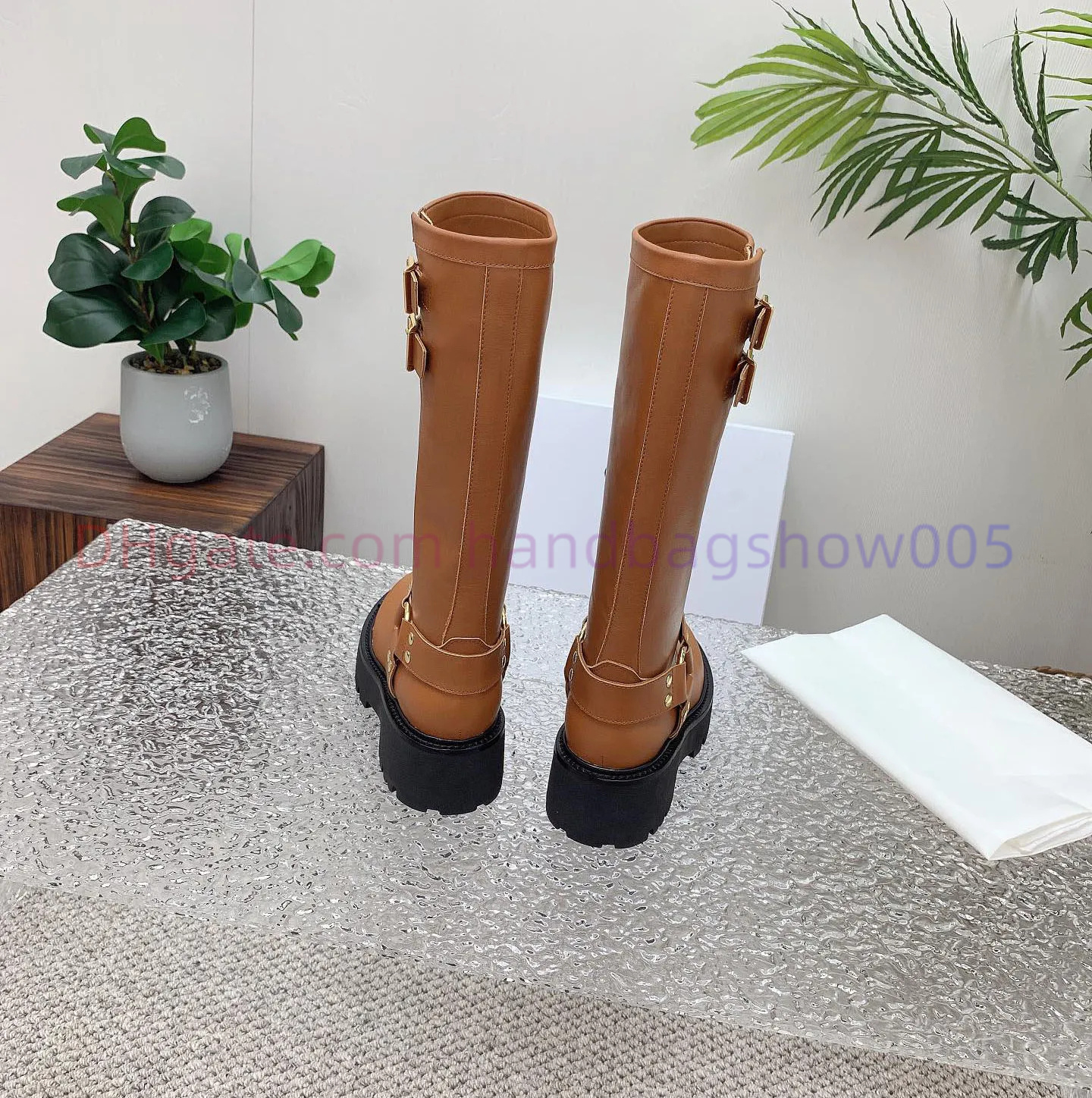 Designer de alta qualidade Triomhpe botas mulheres botas de motocicleta botas de tornozelo knight boots moda moda vintage bezerro anti deslize senhoras lazer botas de joelho tamanho 35-41