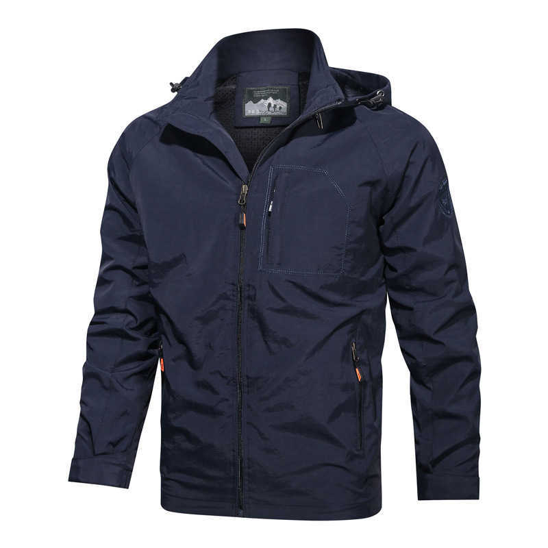Men's Jackets Spring Men Outdoor Waterproof Jacket Plus Size Windbreaker Rain Coat Breathable Fishing Camping Tactical Jackets Male Clothing J230821