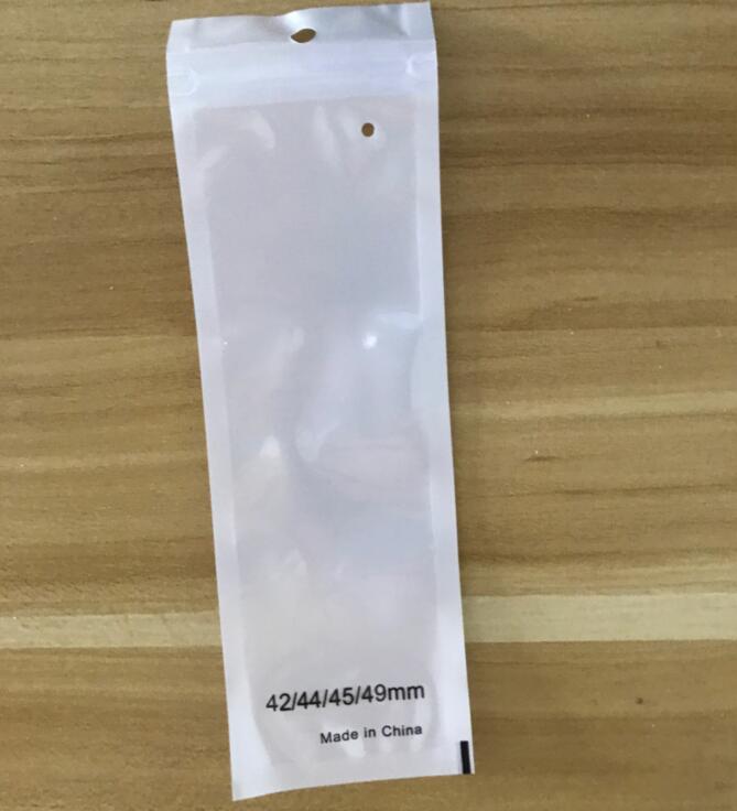 6*19cm Universal Plastic Retail DustProof Package Bag for Apple WatchシリーズUltra 8 SE 7 6 5 4 3 44mm 40mm 49mm 45mm 41mm 42mm 45 mmウォッチバンドブレスレットストラップパッケージバッグ