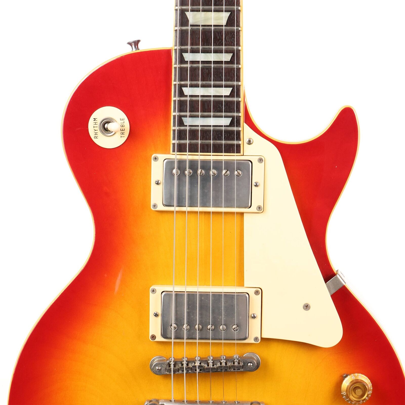 1980 gr ec o super dźwięk EG700 Cherry Sunburst z gitarą elektryczną Throbak Humbuckers jako sama na zdjęciach