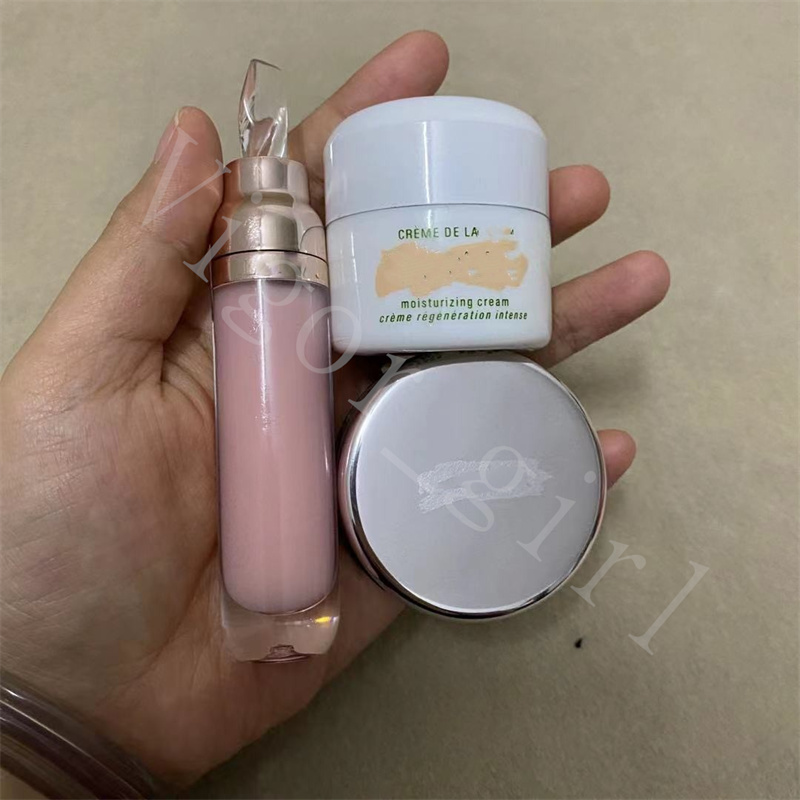 مجموعات الماكياج فتاة الفتاة LA Brand Face Care Cream مجموعة مقبولة من قبل L M Collection Le Basier Lip Balm Ploss وكريم مغذي 15 مل مع مجموعة هدايا Box Valentine