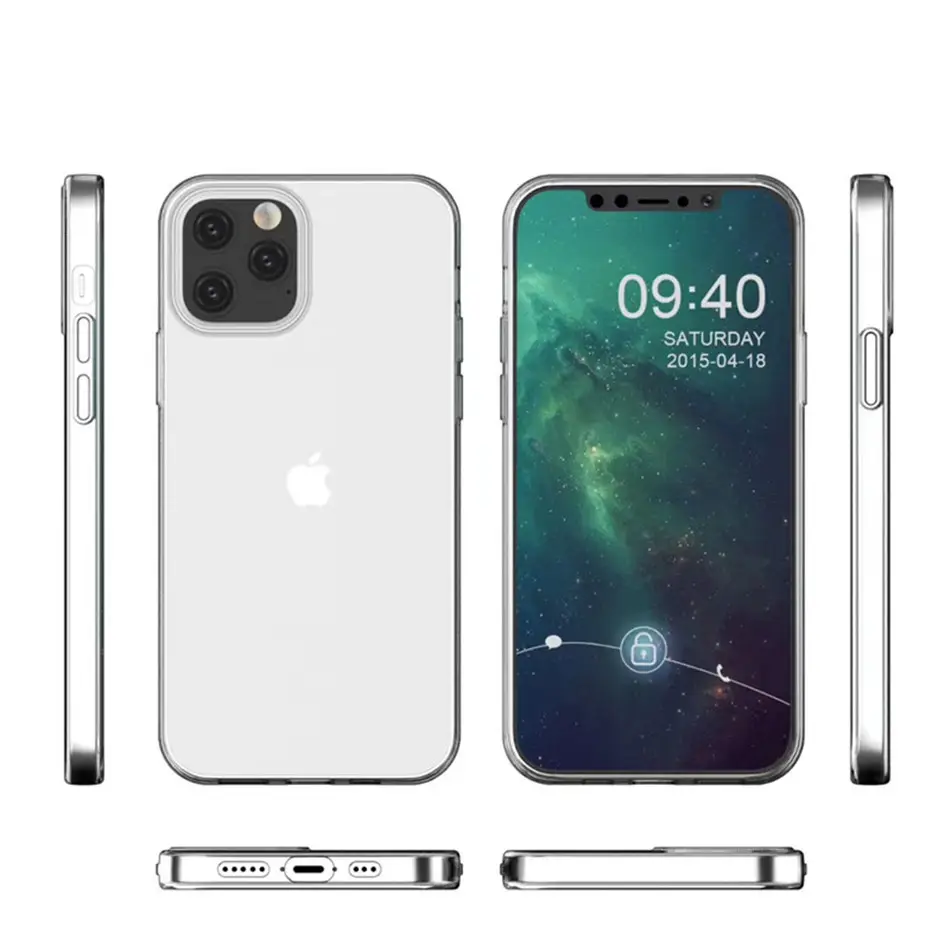 CASEiST Ultra Thin Clear Phone Cases Anti Yellowing 1.5mm Transparent TPU Soft Shockproof Mobile Cover For iPhone 15 14 13 12 11 Pro MAX Plus Ultra Mini XR XS 8 7 Samsung