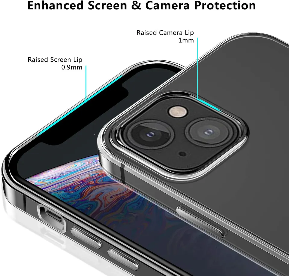CASEiST Custodie telefoni trasparenti ultra sottili Anti ingiallimento 1,5 mm TPU trasparente Custodia morbida antiurto iPhone 15 14 13 12 11 Pro MAX Plus Ultra Mini XR XS 8 7 Samsung