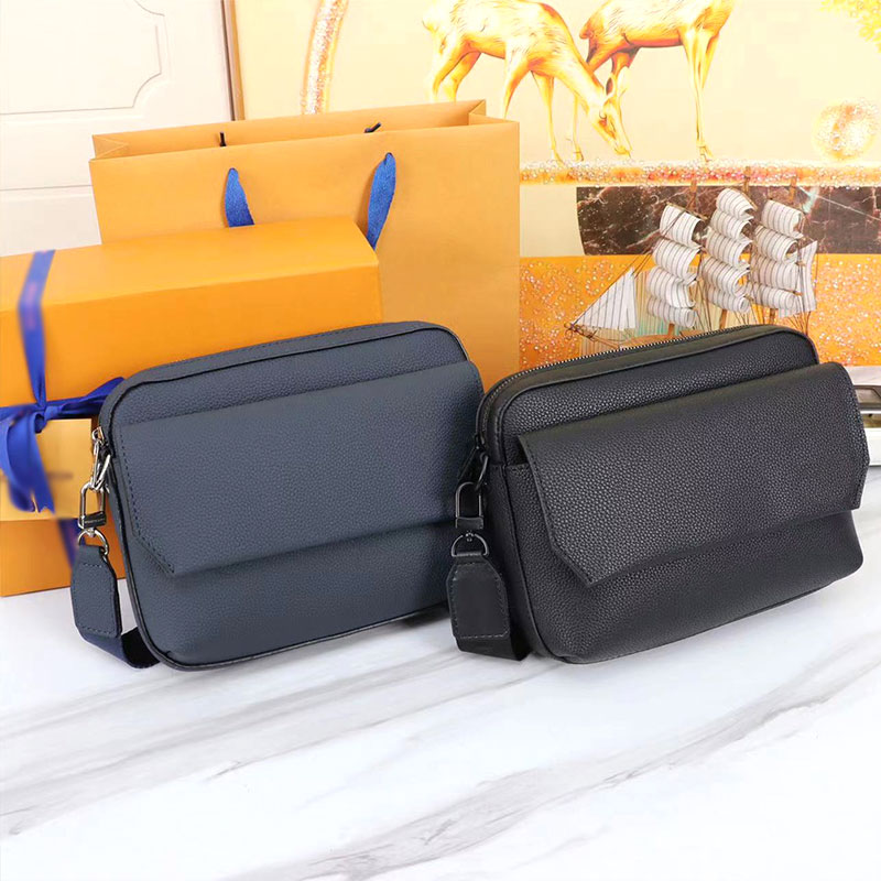 A mais recente bolsa do Messenger tem uma configuração de formulário em couro de vaca macia com saco crossbody multifuncional ajustável ou removível ou removível 23.5x18.x7