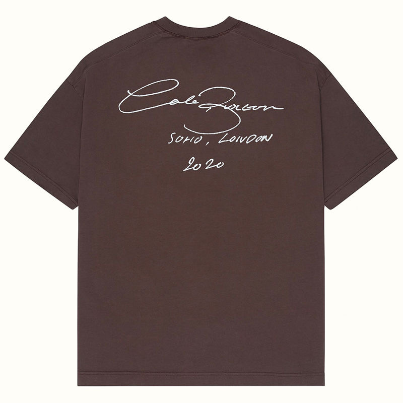 Cole Buxton Minimalistische slogan Logo-print korte mouwen T-shirt Cursive Slogan Loose Heavy Trend Casual paar American Short Sleeve t-shirt man heren plus tees smlxl