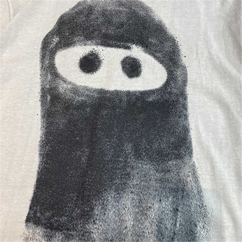 Erkek tişörtleri kaliteli maske moda gevşek kısa kollu hip hop kadınlar tişört vintage tees büyük boy tişört grafik erkek giyim