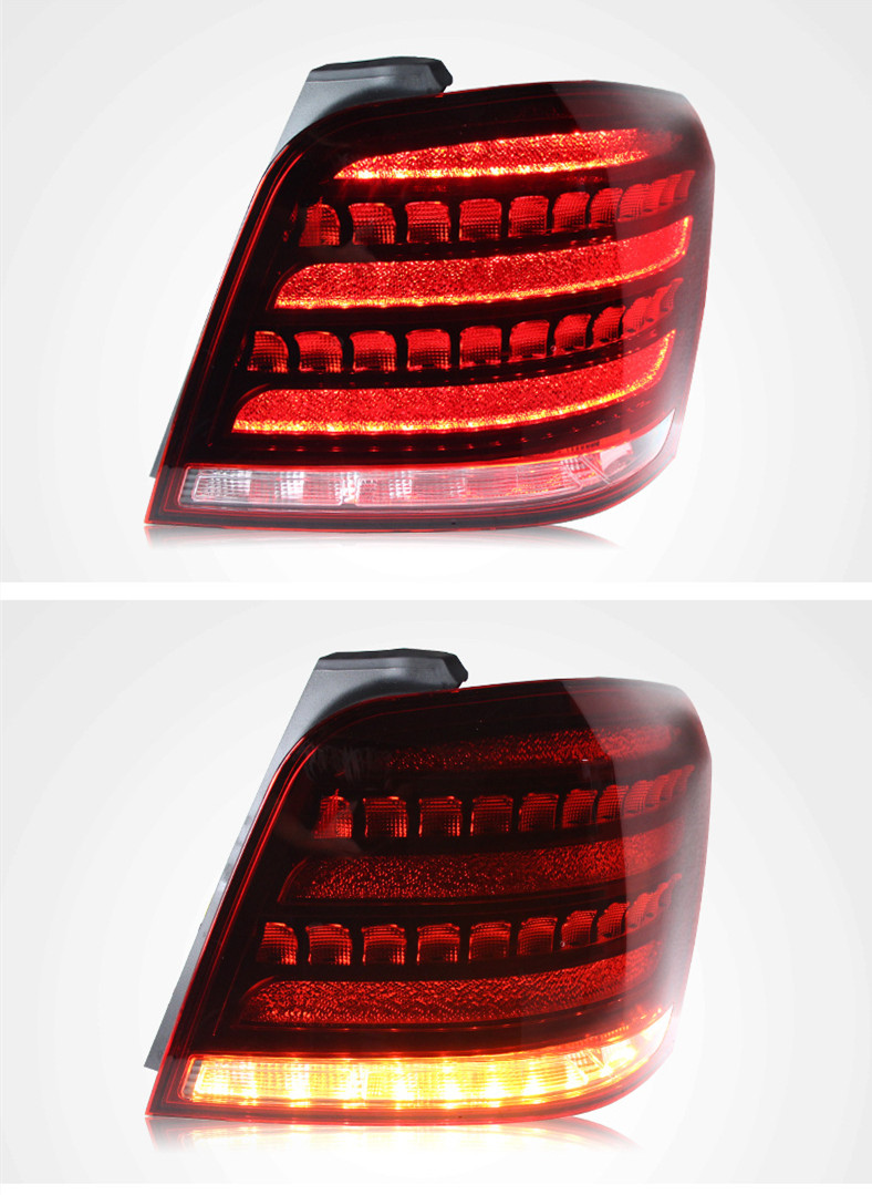 Luzes traseiras de carro para benz glk260 glk300 luz traseira estilo LED completo executando o freio de reversão de luzes de estacionamento