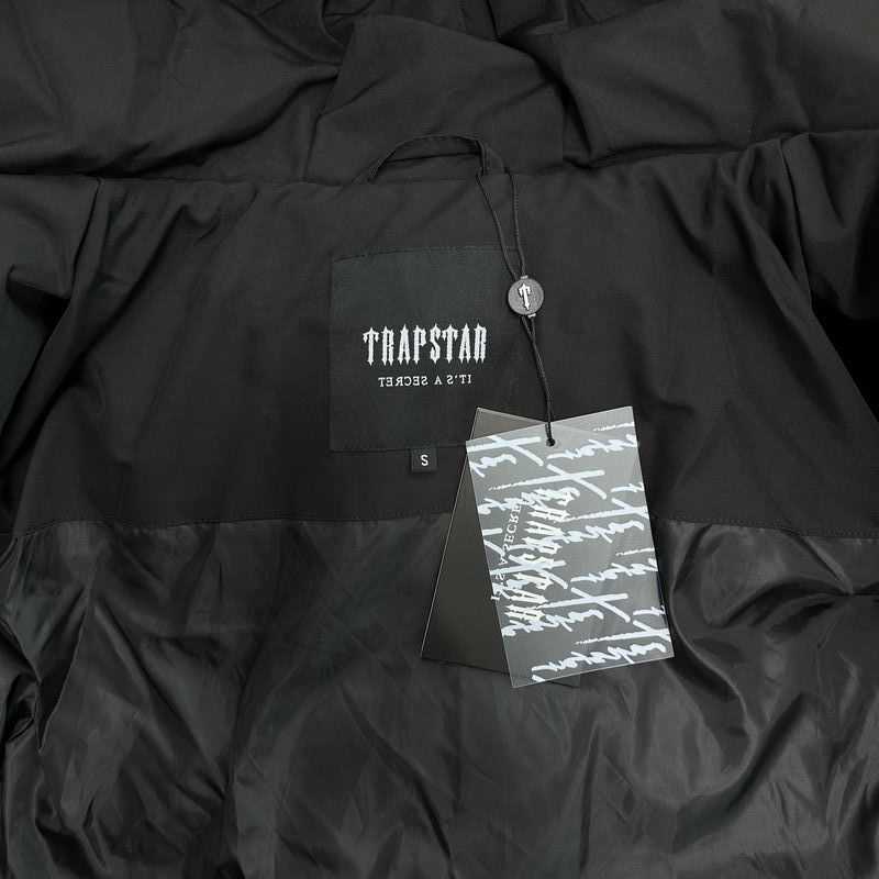 Trapstar London Hyperdrive Technical Puffer-Black Edition أسفل سترة دافئة الرجال ملابس جديدة الرجال