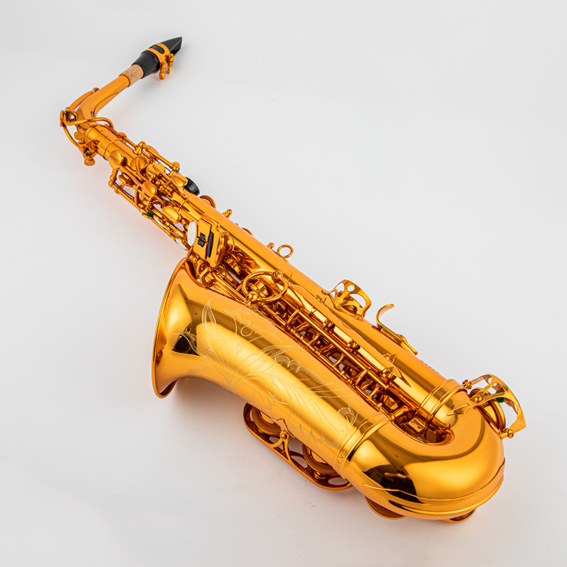 France Mark VI Alto Eb Tune Saxophone nouveauté en laiton Rose or Instrument de musique e-flat Sax avec étui accessoires