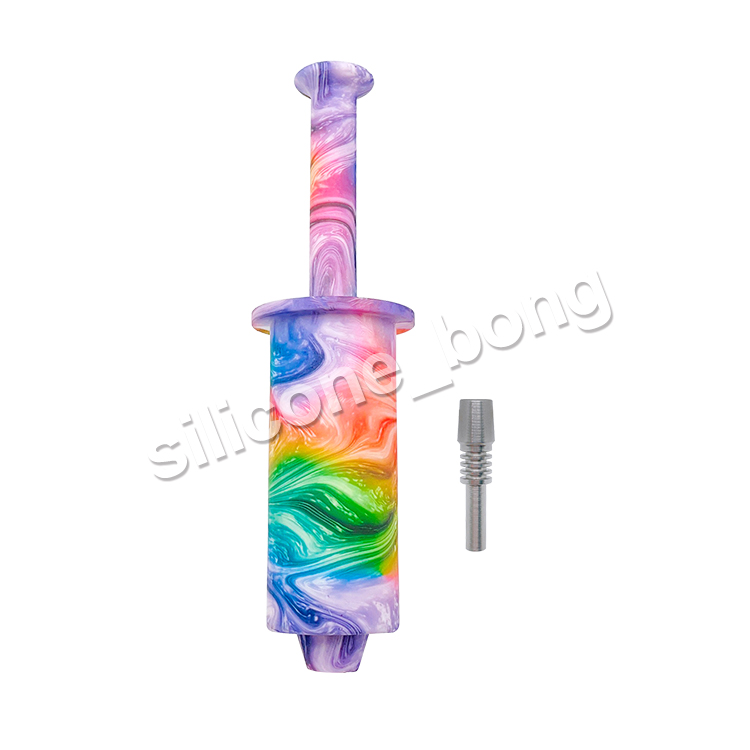 Silicone Nectar Collector with 10mm Stainless Steel Tip Smoke Accessory Dab Rigs Smoke Pipes water pipes