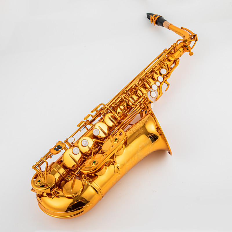 France Mark VI Alto Eb Tune Saxophone nouveauté en laiton Rose or Instrument de musique e-flat Sax avec étui accessoires