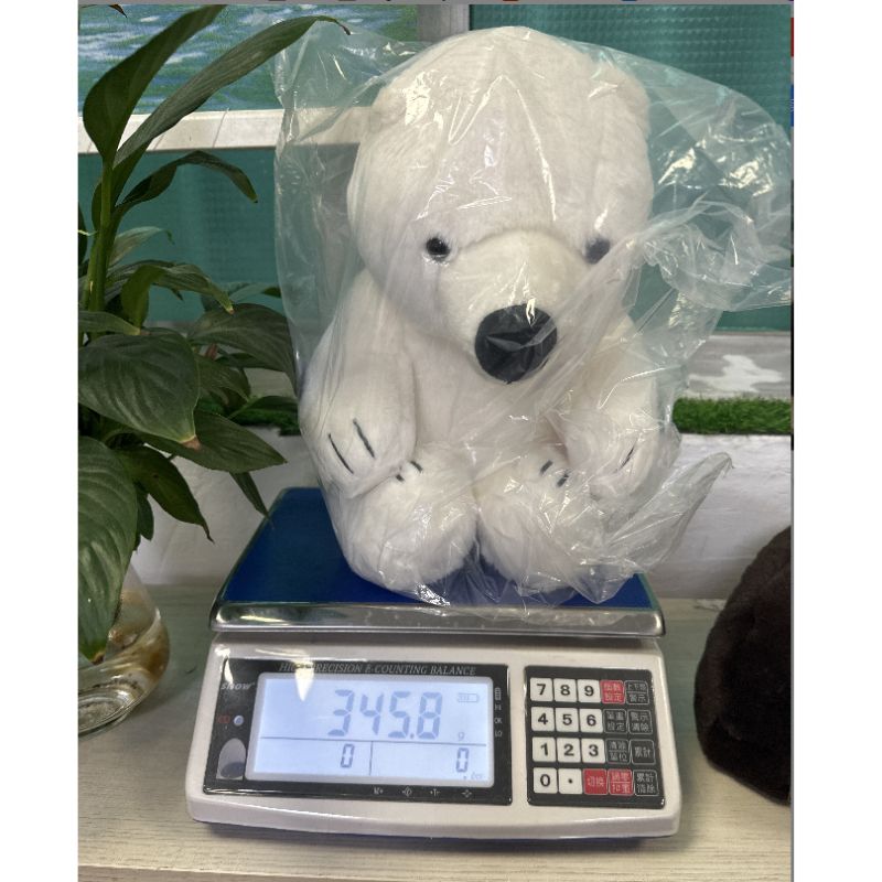 박제 봉제 동물 흰색 북극곰 귀여운 곰 크기 30 ~ 35cm 아이 앉아 베개 장난감 부드러운 장난감 선물 선물
