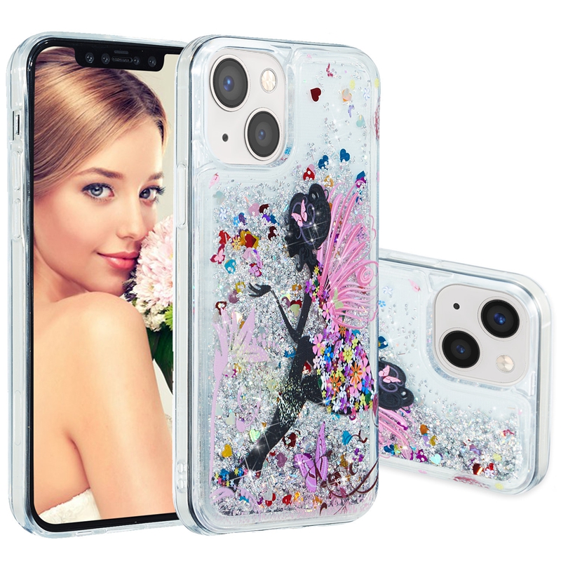 Capas de TPU macias Bling areia movediça para Samsung S24 Ultra A05 A05S A14 A54 A34 A04 A03 Core S23 FE Plus Borboleta Sexy Girl Unicórnio Moda Diamante Glitter Líquido Capa Pele