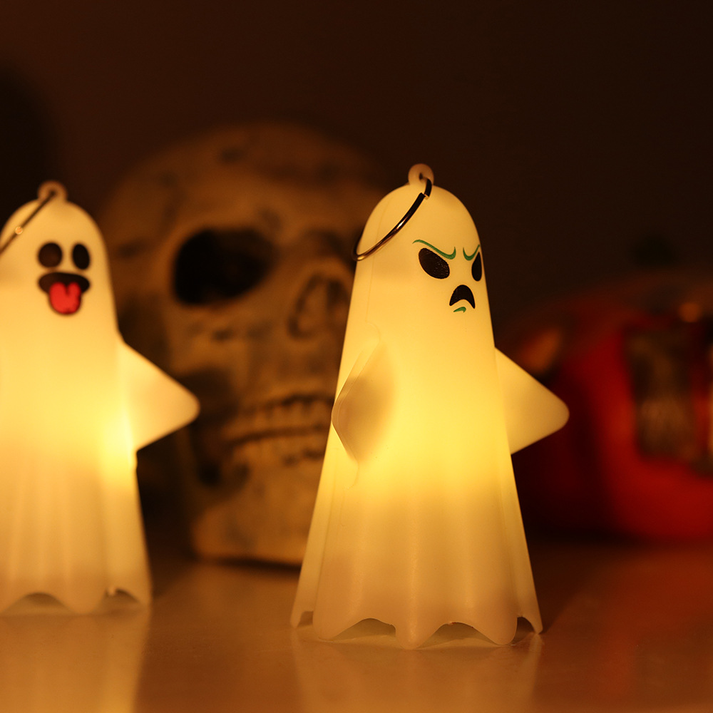 Lanternes portatives pour Halloween, ornements décoratifs, lanternes fantômes, pendentif, accessoires de fête, vente en gros