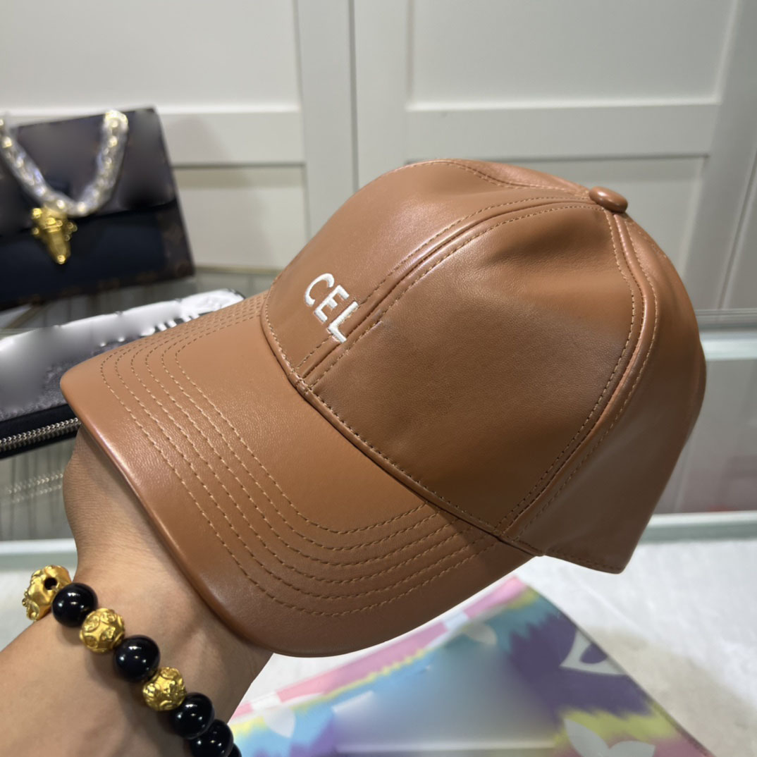 Dames luxe designer Ball Cap heren hoed lederen materiaalletter borduurwerk verstelbare maat 3 kleuren casquette