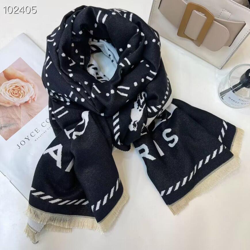 Top quality Italian men's and women's scarves Printed wool 100% silk wool imported scarves with warm coats