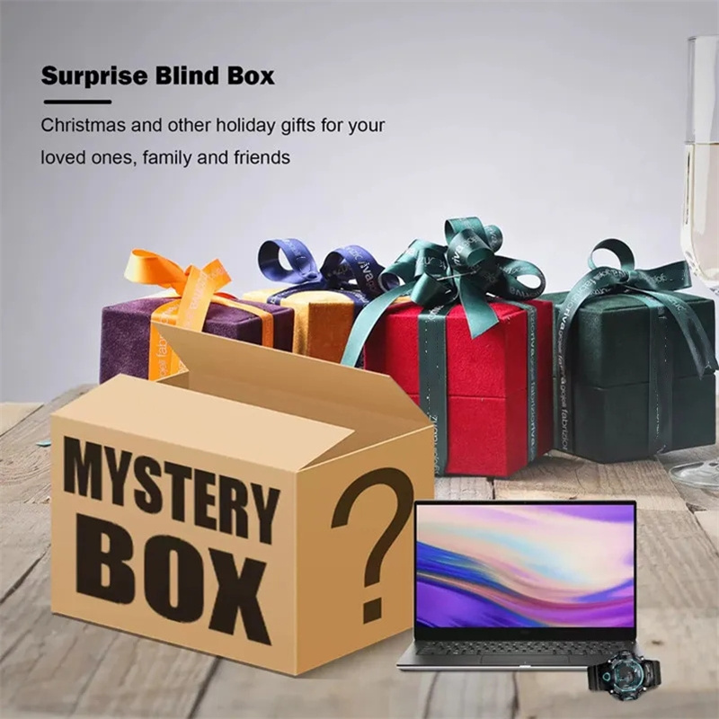 Gamepad Lucky Bag Mystery Boxes Det finns en chans att öppna mobiltelefonkameror Drones Game Console Smart Watch Earphone Headsets Mer gåva