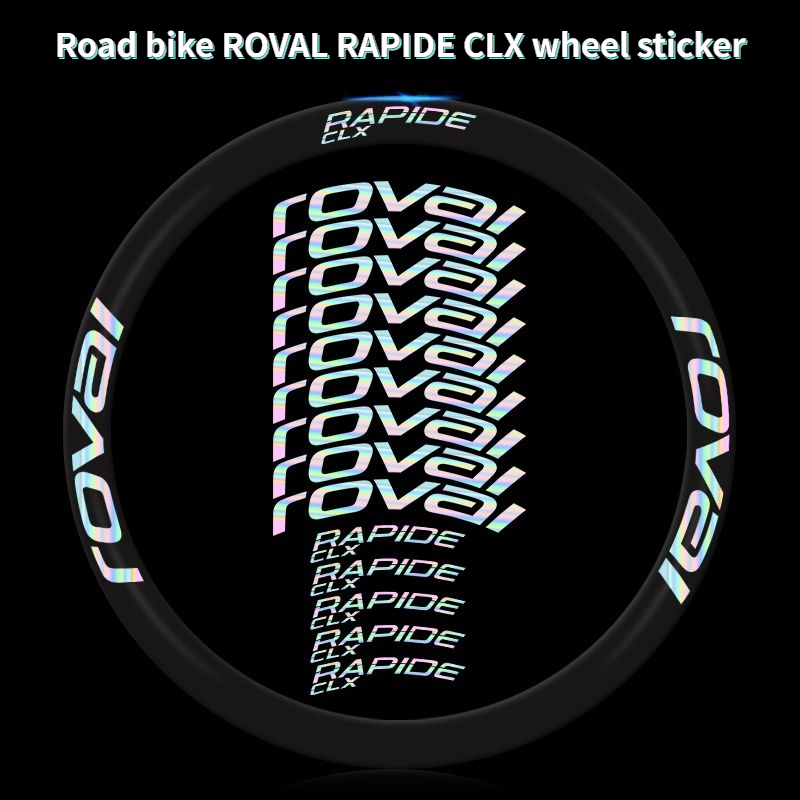 Car Truck Racks Road Bike RAPIDE CLX Wheel Set Stickers Rim Decals Cycling Waterproof Protection Sticker Bicycle Accessories Decorative 230823