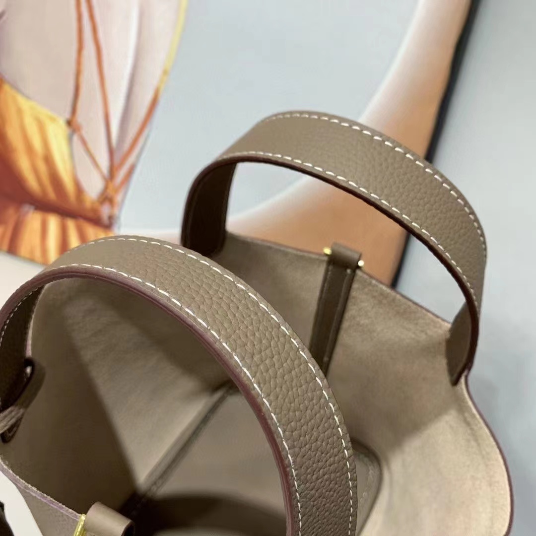 7a Real Leather New Shoulder Bags Bucket Bag Women Shopping Bag Designer Handväskor Högkvalitativ korskropp med Lock Picotin Handväska