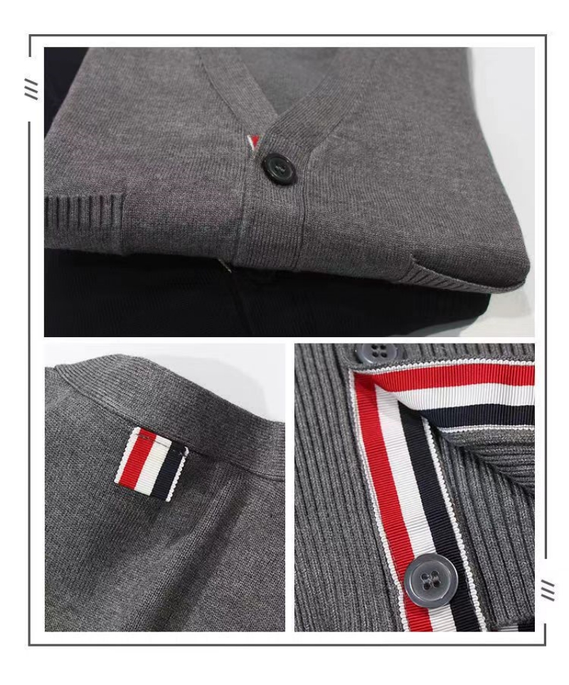 Sweatshirts Bayan Sweaters Tasarımcı Sweaters Örgü Çizgili Cardigan V Boyun Gevşek Ceket Boş Zaman Olmadan Nefes Alabilir.