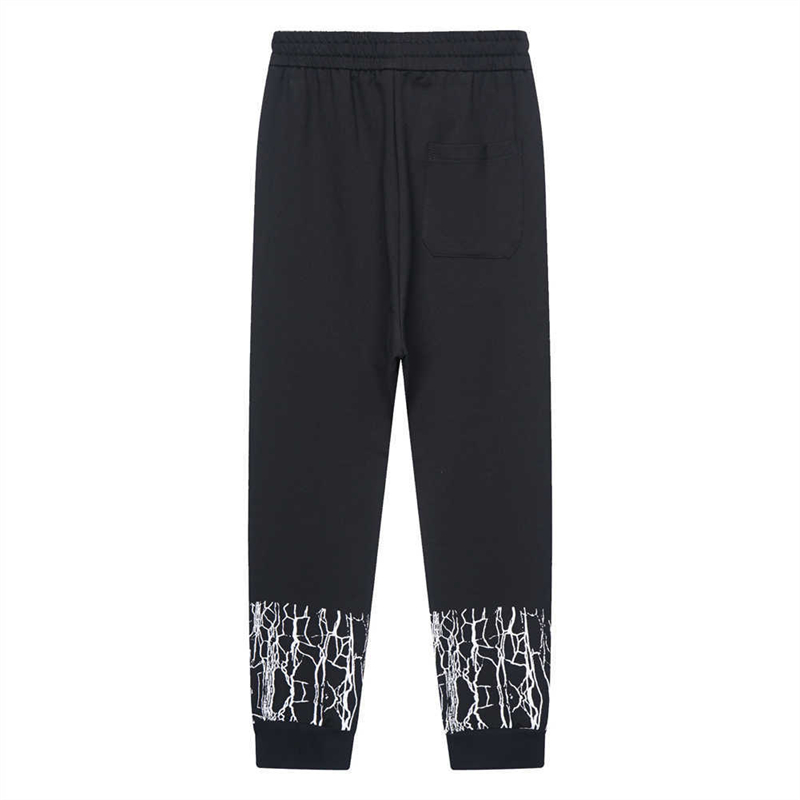 Jogger märke casual fitness kvinnors träningsbottnar tätt lång svart - vit gym -2xl