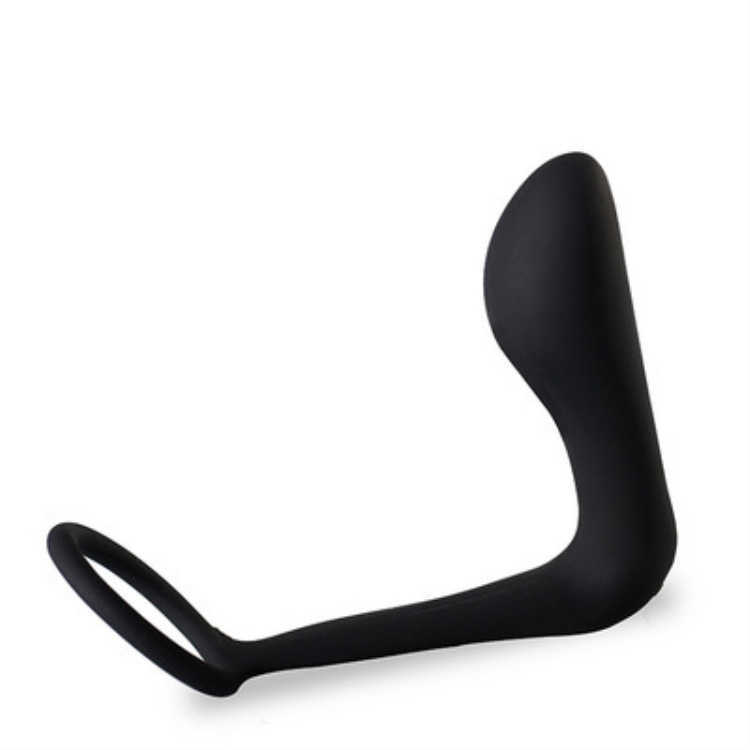 Masseur vibrant de ligne antérieure vestibulaire du point G pour adulte, prise mâle portant un bâton de masturbation anale en silicone