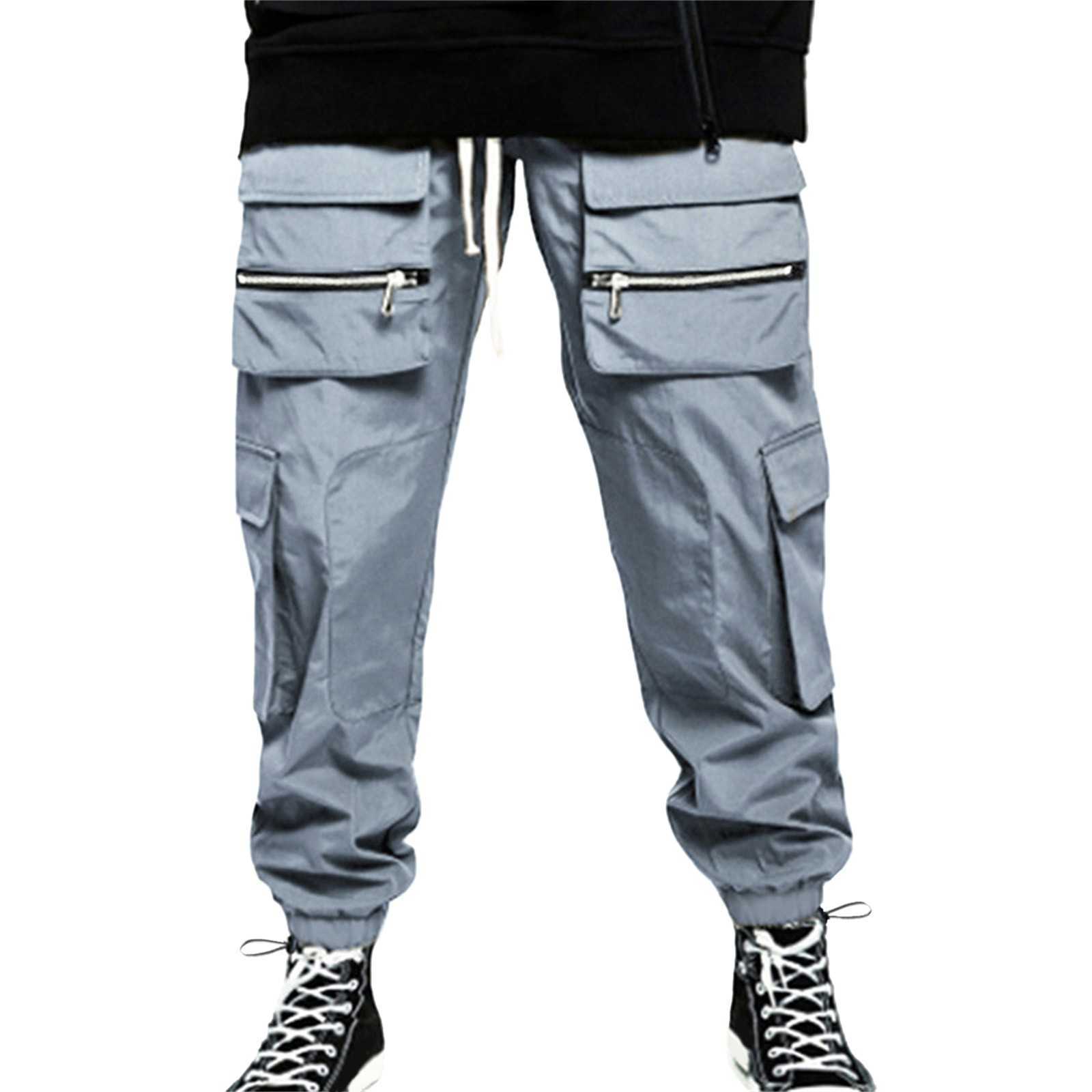 Mens vrachtbroeken Drawtring Overalls Joggers Casual sport tactisch werk multi-pocket mode camouflage outdoor long-broekslf20230824.