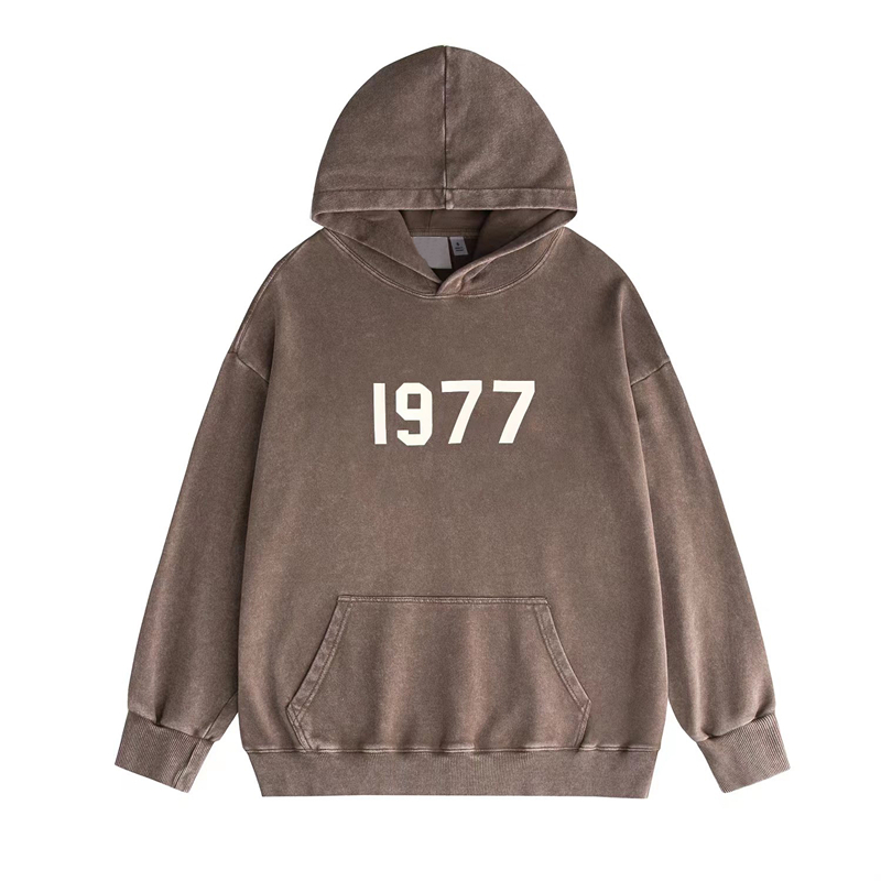 ess hoodie heren designer hoodie klassieke stijl met reflecterende letters op de achterkant driedimensionaal massaal gewassen gedragen herenhoodie modieus veelzijdig casual