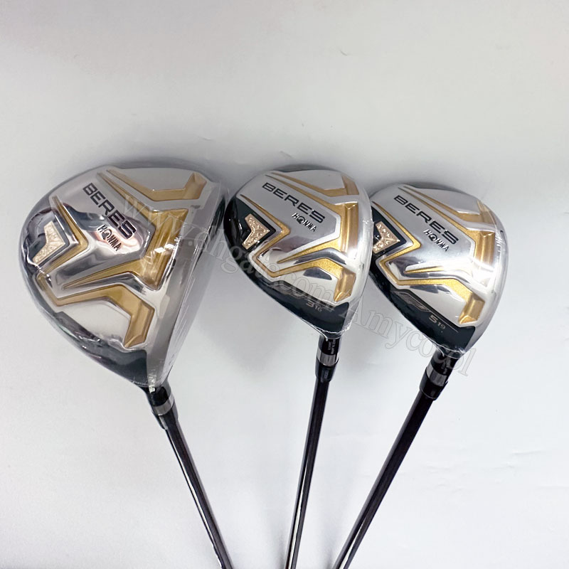 Nya golfklubbar män Honma S-08 Golf Komplett uppsättningar Beres Clubs Driver Wood Irons Putter R eller S flex Graphite Shaft gratis frakt ingen väska