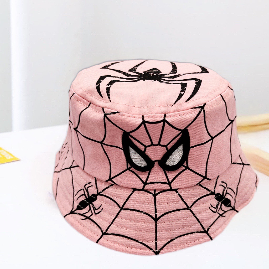 Designer Sun Hat Cartoon Cute Spider Kid Hats Breathable Anime Outdoor Sports Caps Caps de Noël Gift 8style