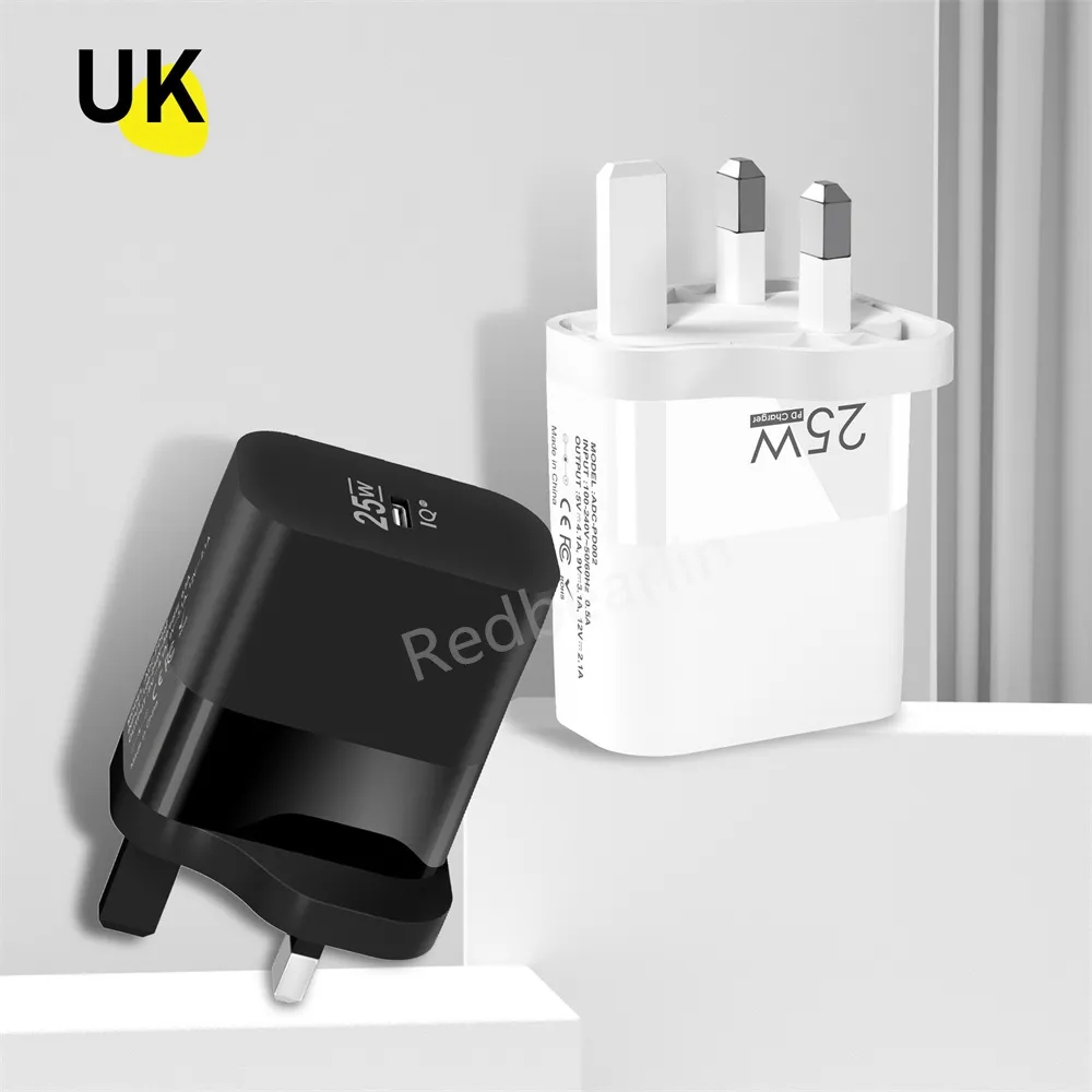 Snelle snelle telefoonladers 25W PD Type C EU US AC Home Travel USB C Wall Charger Power Adapters voor iPhone 12 13 14 15 X XS Max Samsung HTC Android Telefoon