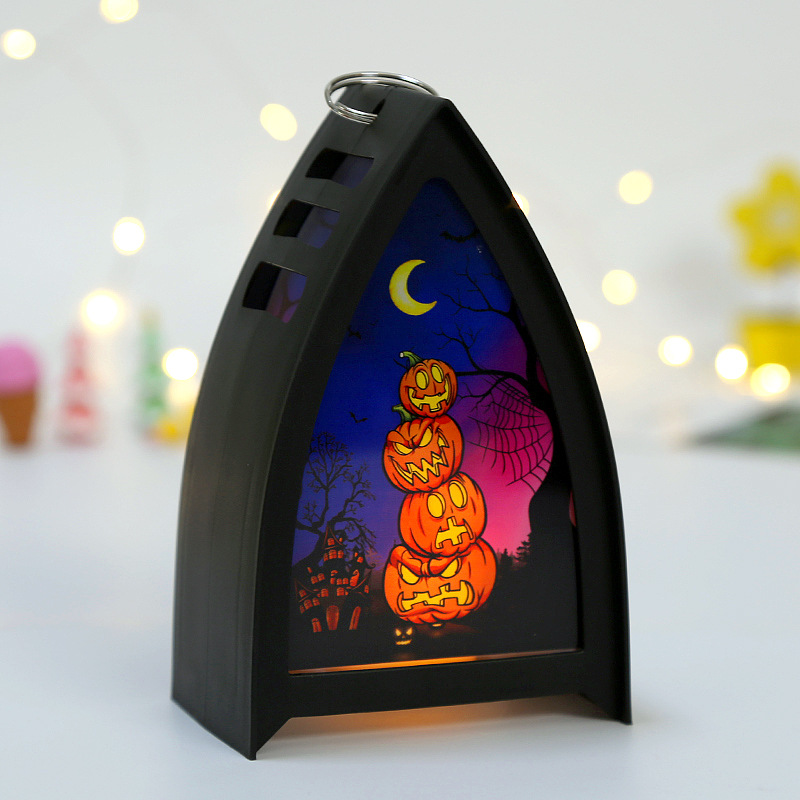 Halloween Decorations Pumpkin Lamp LED Night Lights Vintage Home Decor Lanterns YX-322